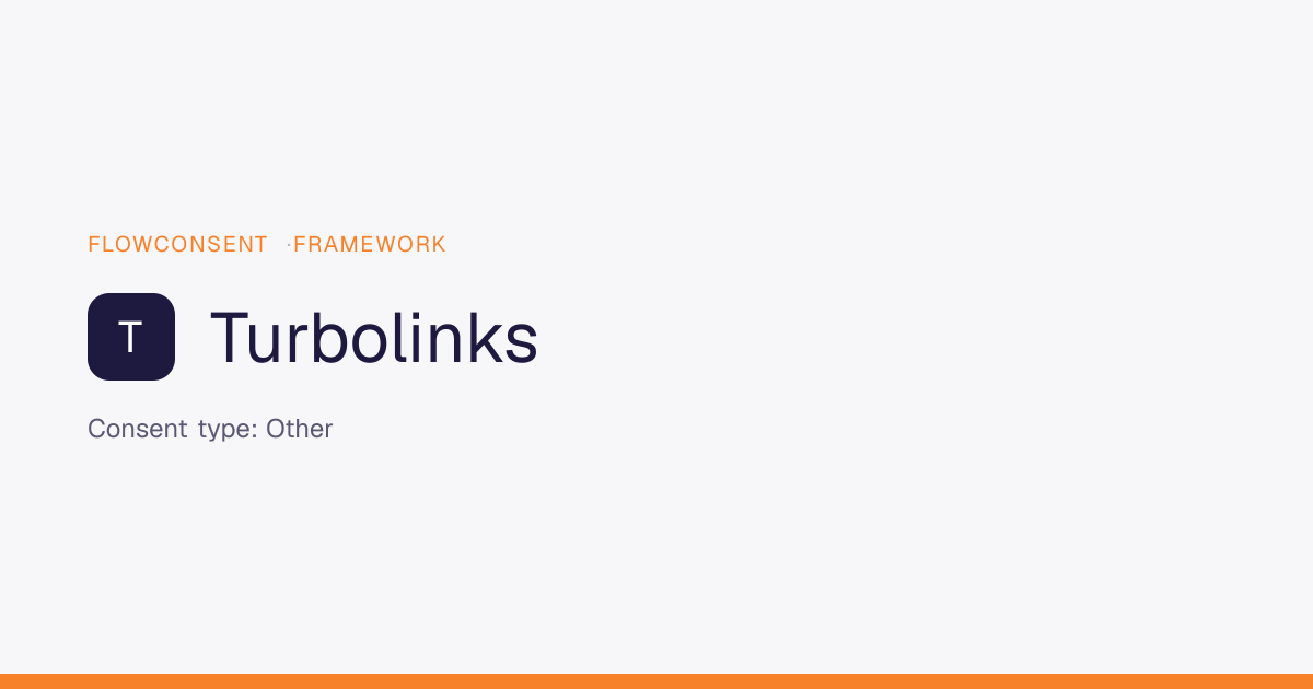 Turbolinks - Analytics Consent | FlowConsent