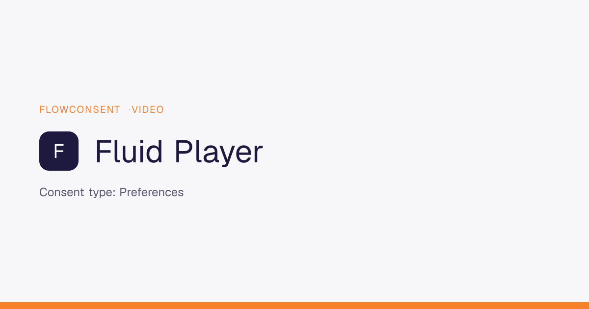Fluid Player and GDPR: open source video player with VAST ads