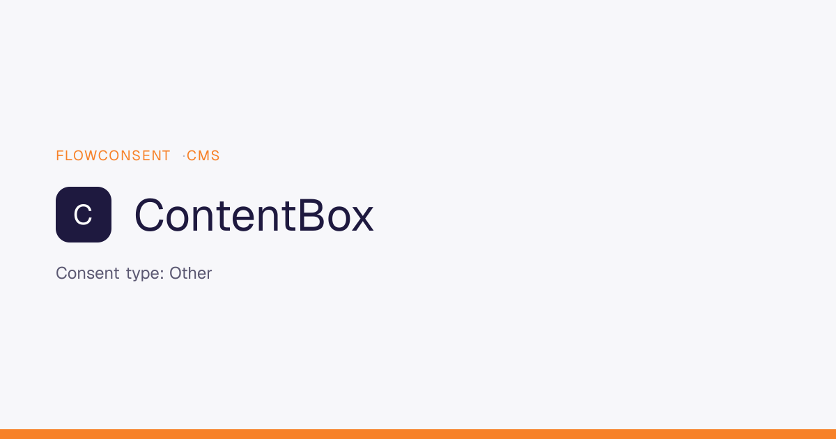 ContentBox - Other Consent | FlowConsent