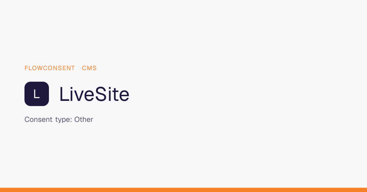 LiveSite GDPR Compliance: Cookie Consent & Privacy Guide