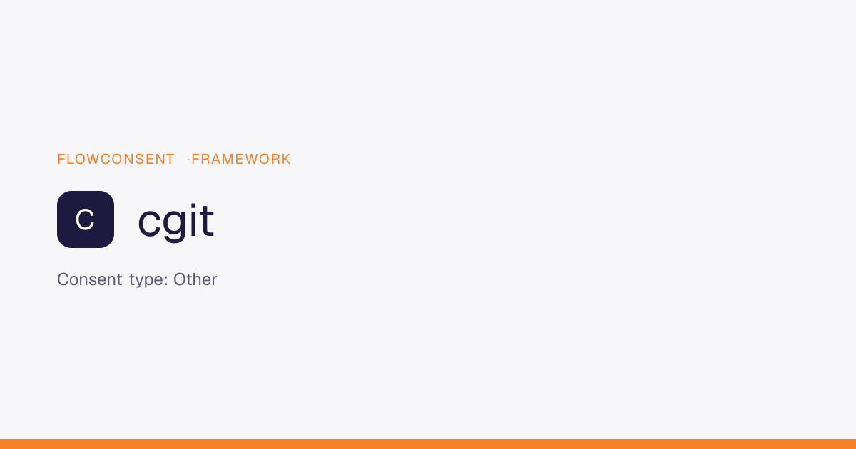 cgit - Other Consent | FlowConsent
